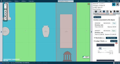CIMS Ledger Screenshot 1
