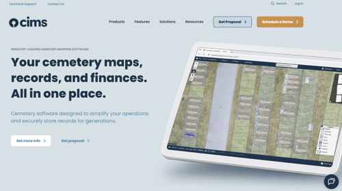 CIMS New Website Homepage