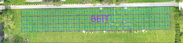 GIS aerial image of Beit Olamim through CIMS software